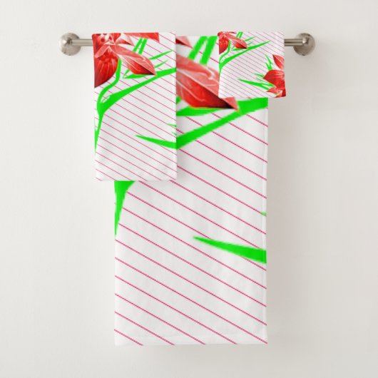 植物性抽象芸術 バスタオルセット (インサイチュ)