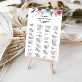 植物性春フローラアルファベット座席表 ポスター