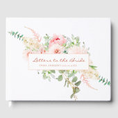 植物性春ブライダルシャワー ゲストブック (正面)