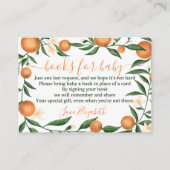 植物性柑橘系オレンジかわいこちゃんベビー本 エンクロージャーカード (正面)