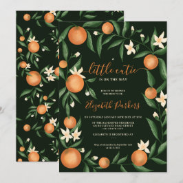 植物性柑橘類オレンジのリトルかわいこちゃんグリーン 招待状