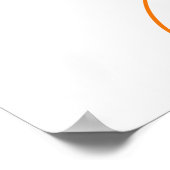 植物性柑橘類オレンジベビーシャワーブックス&ギフト ポスター (角)