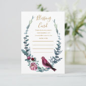 植物性母賛美のカード祈りの言葉ノートカード エンクロージャーカード (スタンド正面)