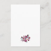 植物性母賛美のカード祈りの言葉ノートカード エンクロージャーカード (裏面)