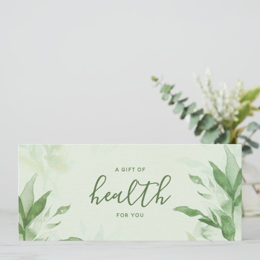 植物性水彩カイロプラクティック贈与証 (スタンド正面)