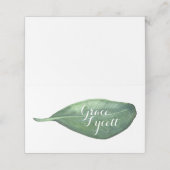 植物性水彩葉書道フォールドエスコート プレイスカード (外部開封)