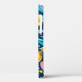 植物性水彩:花、葉オーナメント。 Case-Mate iPhoneケース (裏面 / 左)