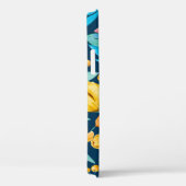 植物性水彩:花、葉オーナメント。 Case-Mate iPhoneケース (裏面 / 右)