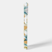 植物性水色ブルーホワイト金ゴールドリリーフローラ Case-Mate iPhoneケース (裏面 / 右)