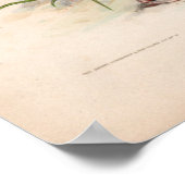 植物性版木、銅版、版画、2月 ポスター (角)