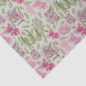 植物性牡丹ユーカリ女の子の赤ちゃんシャワー 薄葉紙 (詳細)