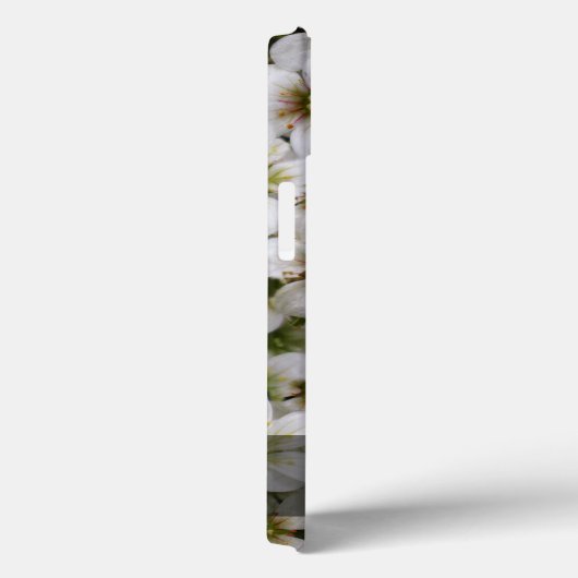 植物性甘い白い花写真任意の名前 Case-Mate iPhoneケース (裏面 / 右)