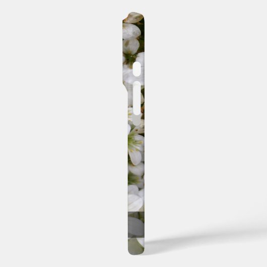 植物性甘い白い花写真任意の名前 Case-Mate iPhoneケース (裏面 / 左)