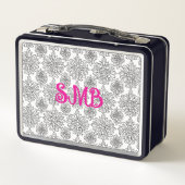 植物性白黒フローラモノグラム メタルランチボックス (裏面)