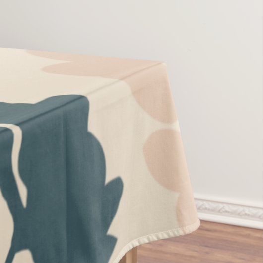 植物性秋の花と葉のパターン テーブルクロス (インサイチュ)