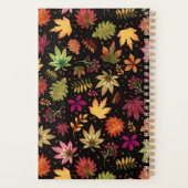 植物性紅葉秋の葉名 プランナー手帳 (裏面)