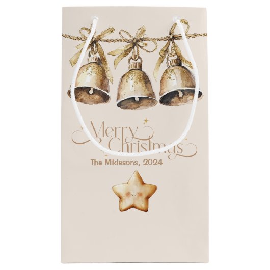 植物性素朴クリスマス スモールペーパーバッグ (裏面)