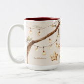 植物性素朴クリスマス ツートーンマグカップ (左)