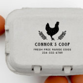 植物性素朴チキンファーム卵 ラバースタンプ