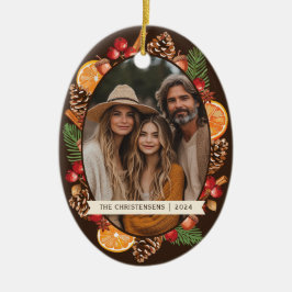 植物性素朴ピネコーンパイン写真 セラミックオーナメント