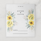 植物性素朴ユーカリひまわり プレイスカード (外部開封)