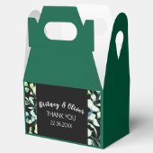 植物性素朴ユーカリ緑結婚草 フェイバーボックス (オープン)