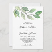 植物性素朴緑地 招待状 (正面)