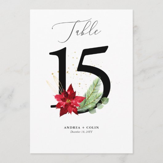 植物性結婚クリスマステーブル番号15 プログラム (正面)