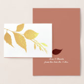 植物性結婚サンキューカード 箔カード (ディスプレー)