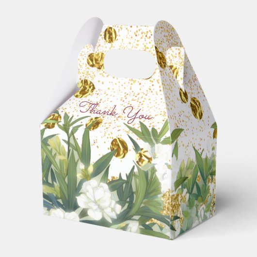 植物性結婚式の引き出物箱 フェイバーボックス (裏面サイド)