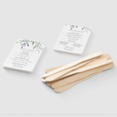 植物性結婚式 プログラム ハンドファン (組立なし)