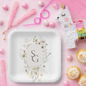 植物性結婚紙プレート ペーパープレート (パーティー)