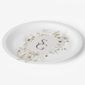 植物性結婚紙プレート ペーパープレート (アングル)