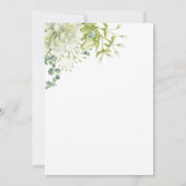 植物性結婚結婚 招待状 (裏面)