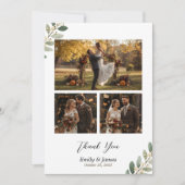 植物性結婚緑サンキューカード サンキューカード (正面)