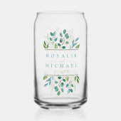 植物性結婚緑 ガラス缶 (正面)