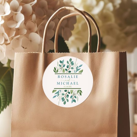 植物性結婚緑 ラウンドシール