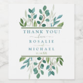 植物性結婚緑 ワインラベル (シングルラベル)