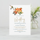 植物性結婚金ゴールドエレガント顆粒 招待状 (スタンド正面)