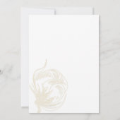 植物性綿花ラベンダー結婚ズ 招待状 (裏面)