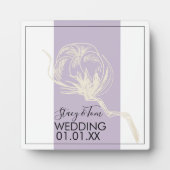 植物性綿花工場ラベン結婚ダーズ フォトプラーク (正面)