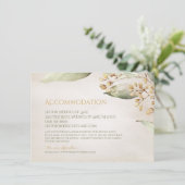 植物性緑のヴィンテージ素朴な宿泊施設 エンクロージャーカード (スタンド正面)