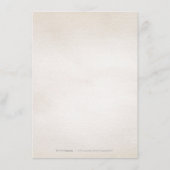 植物性緑のヴィンテージ素朴な詳細カード エンクロージャーカード (裏面)