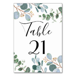 植物性緑結婚草の台番号 テーブルナンバー