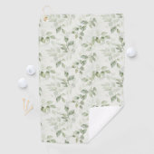 植物性緑葉模様 ゴルフタオル (インサイチュ)