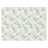 植物性緑葉模様 テーブルクロス (正面(横))