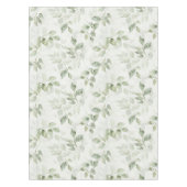植物性緑葉模様 テーブルクロス (正面)
