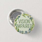 植物性緑離れ色視覚障害 缶バッジ (正面&裏面)