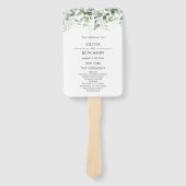 植物性緑 |のフ結婚ァンプログラム ハンドファン (正面)