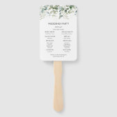 植物性緑 |のフ結婚ァンプログラム ハンドファン (裏面)